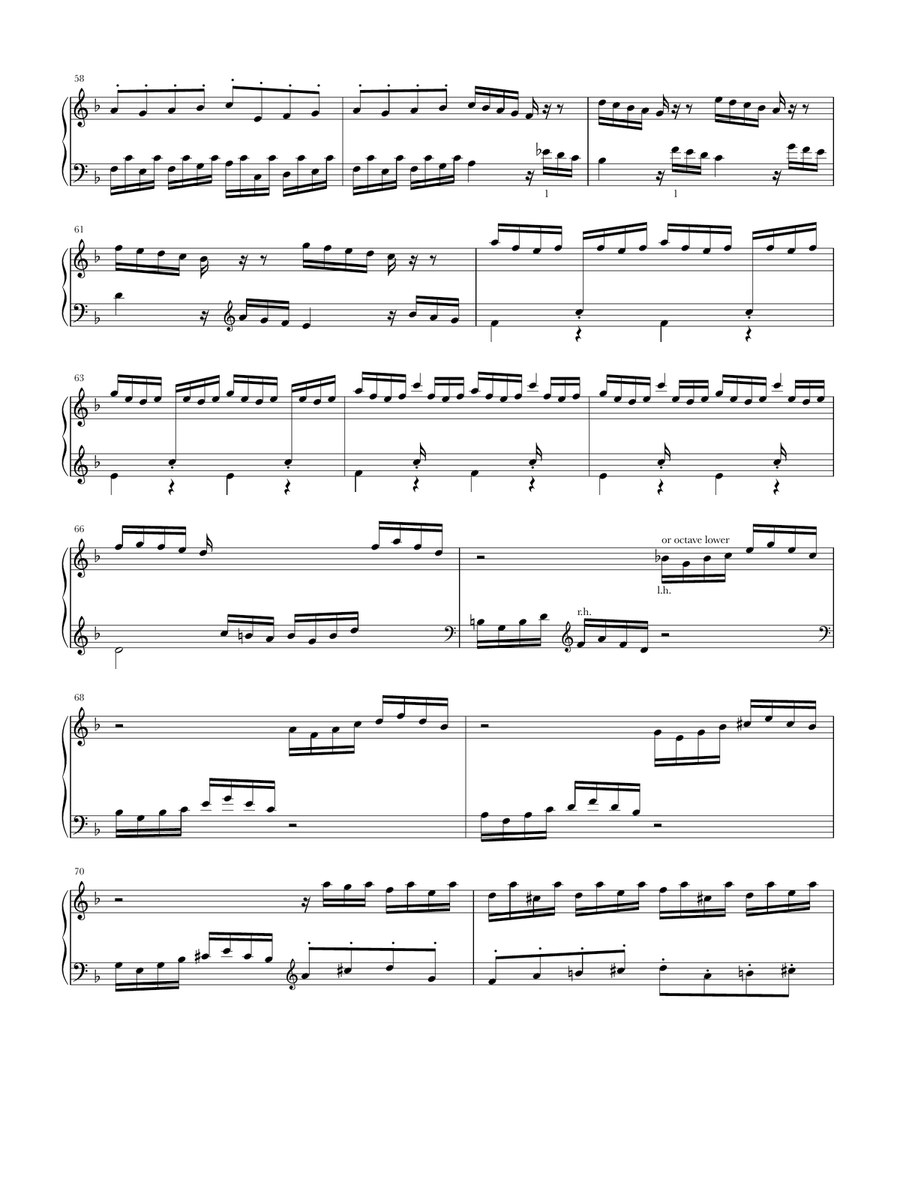 Toccata and Fugue in D minor Piano Method scores gallery preview page 5