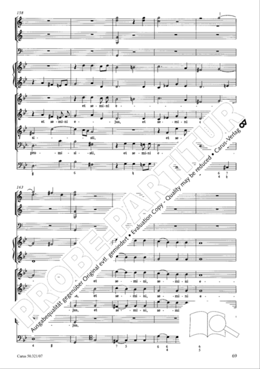 Requiem in C minor 4-Part scores gallery preview page 76
