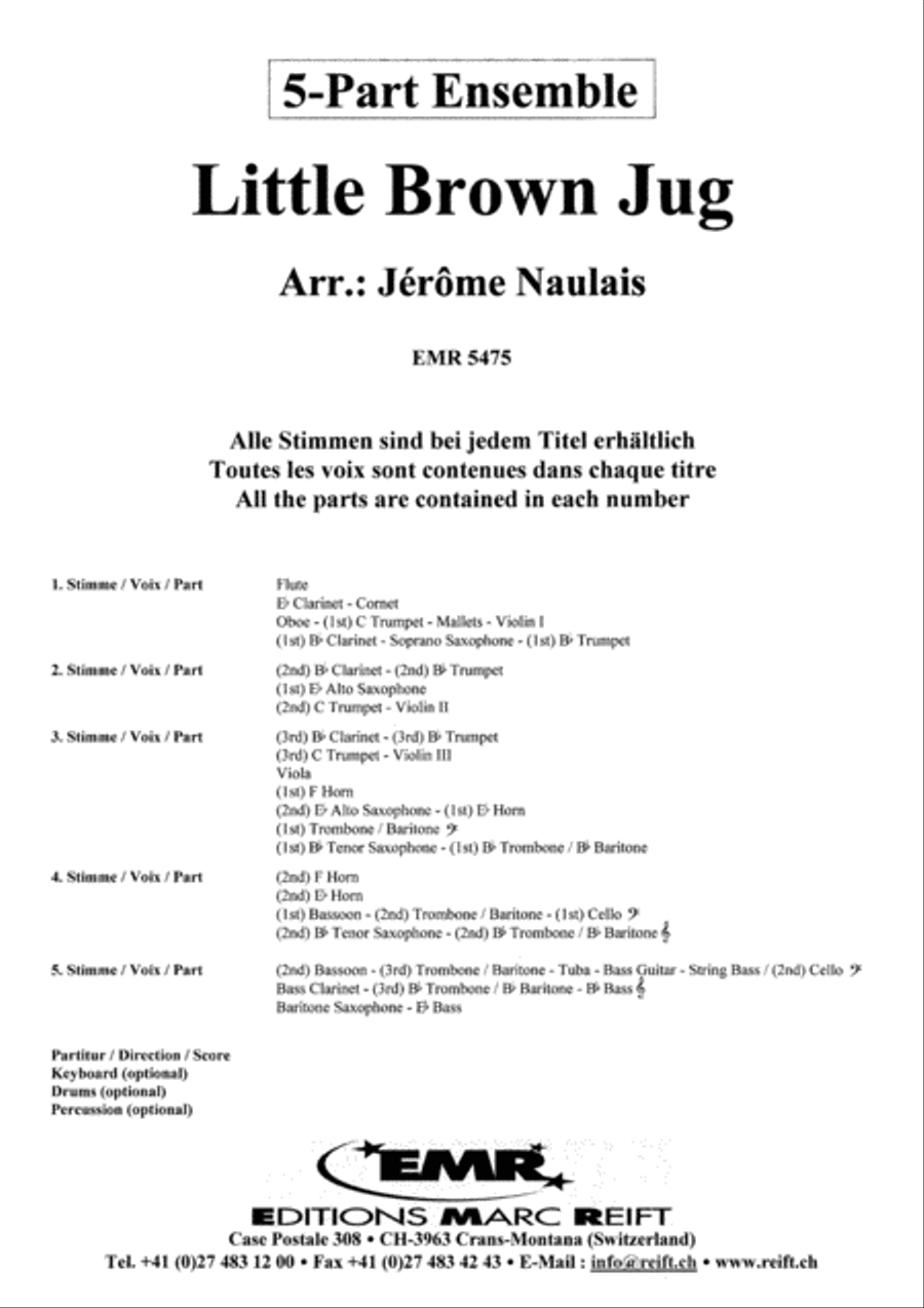 Little Brown Jug Little Brown Jug Concert Band scores gallery preview page 2