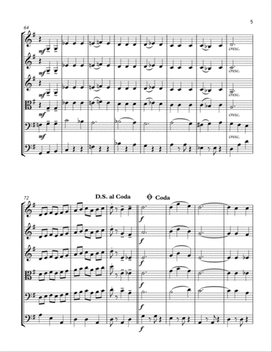 It's The Most Wonderful Time Of The Year String Quartet scores gallery preview page 5