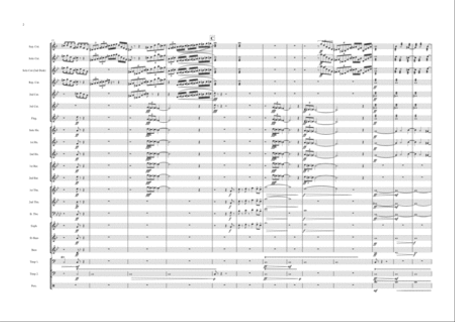 Finale from Symphony No.1 - The Titan by Gustav Mahler - (Brass Band) Brass Band scores gallery preview page 2