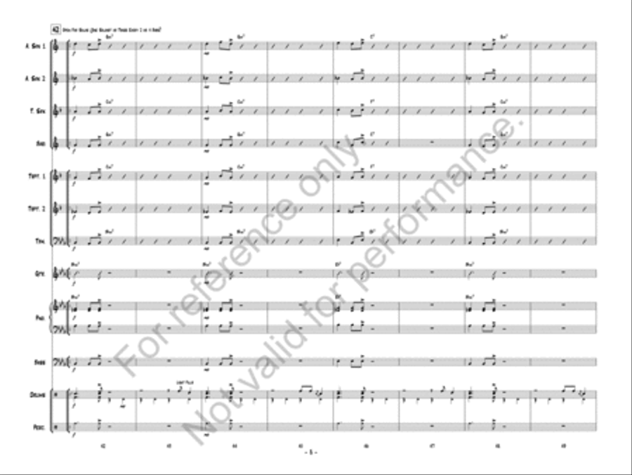 Agent Undercover Jazz Ensemble scores gallery preview page 9