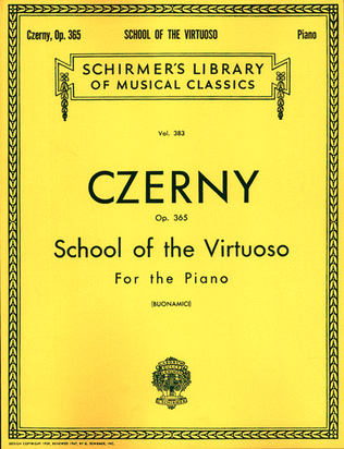 Book cover for School of the Virtuoso, Op. 365