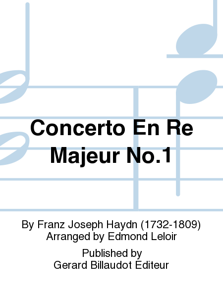 Concerto En Re Majeur No. 1