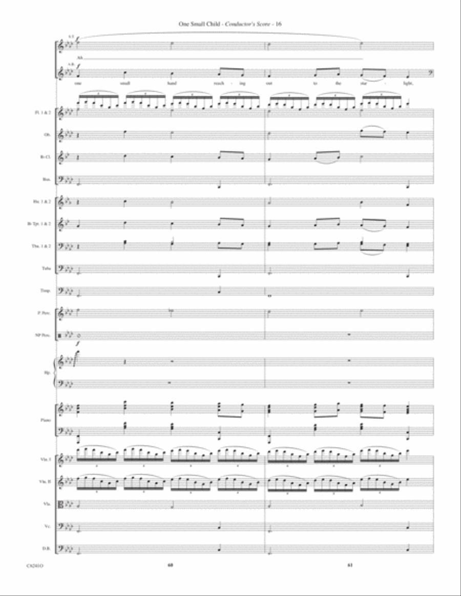 One Small Child Choir scores gallery preview page 17