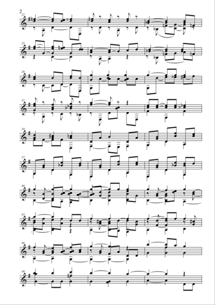Seguidilla Manchega Acoustic Guitar scores gallery preview page 2