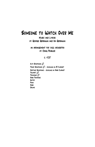 Someone To Watch Over Me image number null