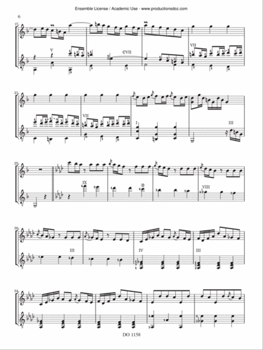 4 Sonatas K151, K296, K58, K445 Flute scores gallery preview page 6