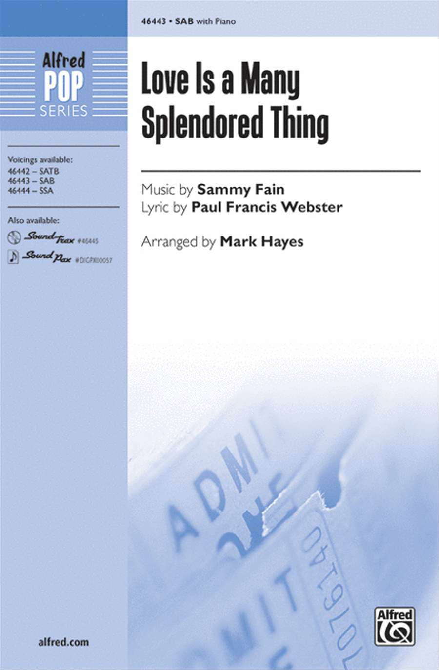 Love Is a Many Splendored Thing 3-Part scores gallery preview page 1