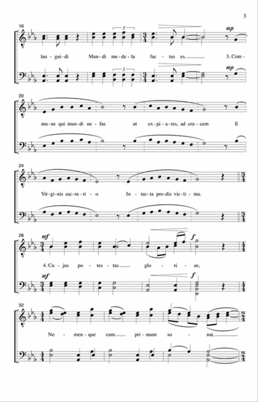 Creator Alme Siderum Creator Alme Siderum TTBB scores gallery preview page 3