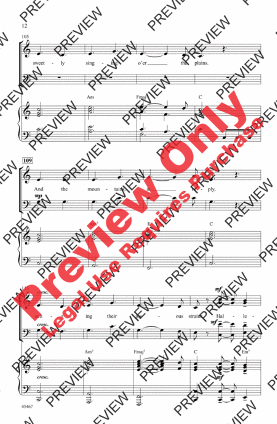 Heaven Everywhere 4-Part scores gallery preview page 11