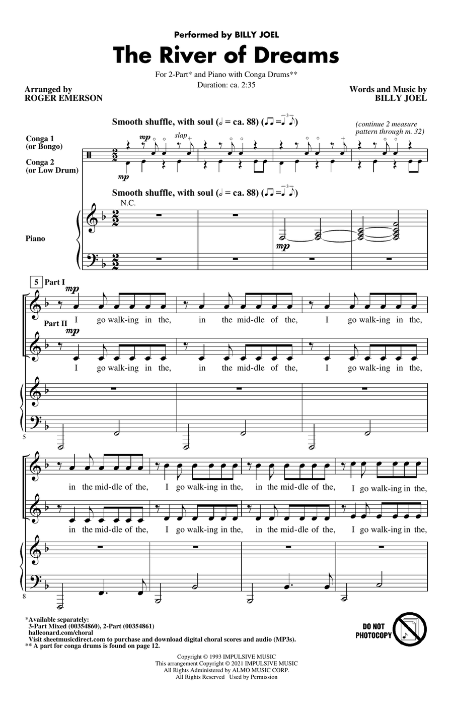The River Of Dreams (arr. Roger Emerson)