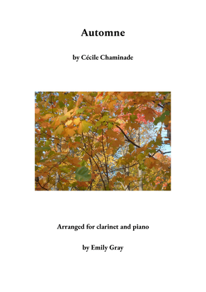 Book cover for Automne (Clarinet and Piano)