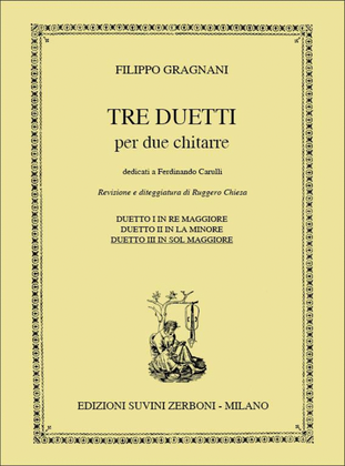 Tre Duetti - Duetto no. 3 in Sol Maggiore