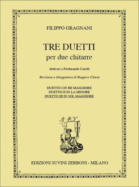 Tre Duetti - Duetto no. 3 in Sol Maggiore