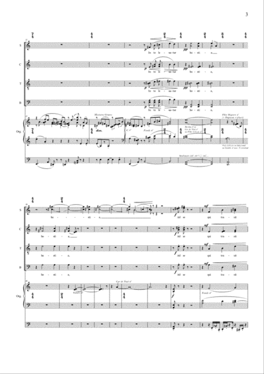 Stefano Maria Torchio: Crux mundi benedictio 4-Part scores gallery preview page 3