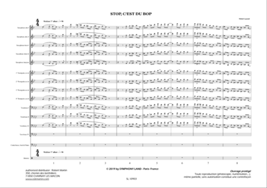 Stop c'est du bop Jazz Ensemble scores gallery preview page 2