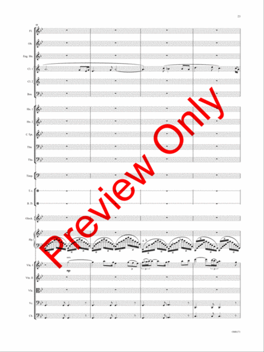 Anishinaabeg Rhapsody Orchestra scores gallery preview page 26