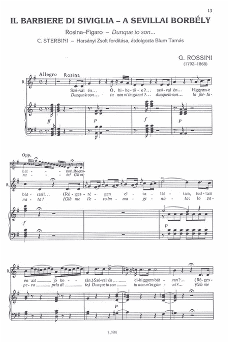 Berühmte Opernduette Sopran und Bariton Baritone Horn scores gallery preview page 4