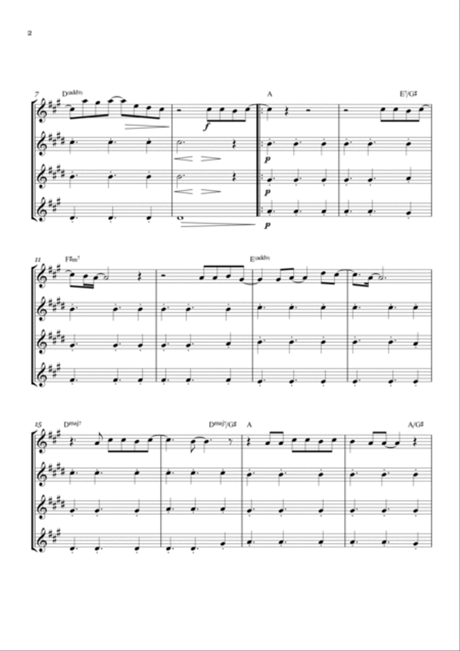 Photograph Woodwind Quartet scores gallery preview page 2
