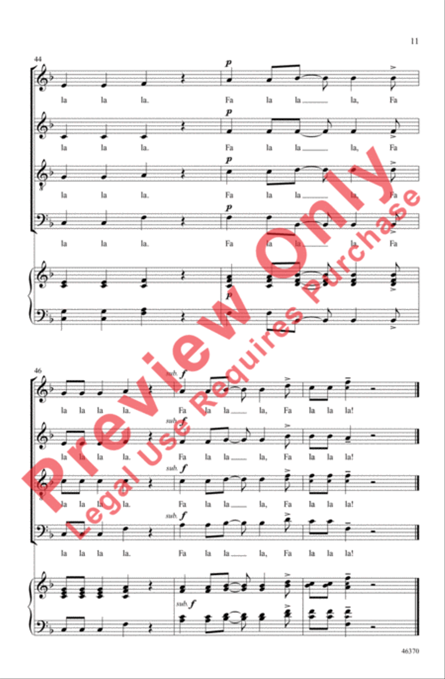 Now Is the Month of Maying! 4-Part scores gallery preview page 10