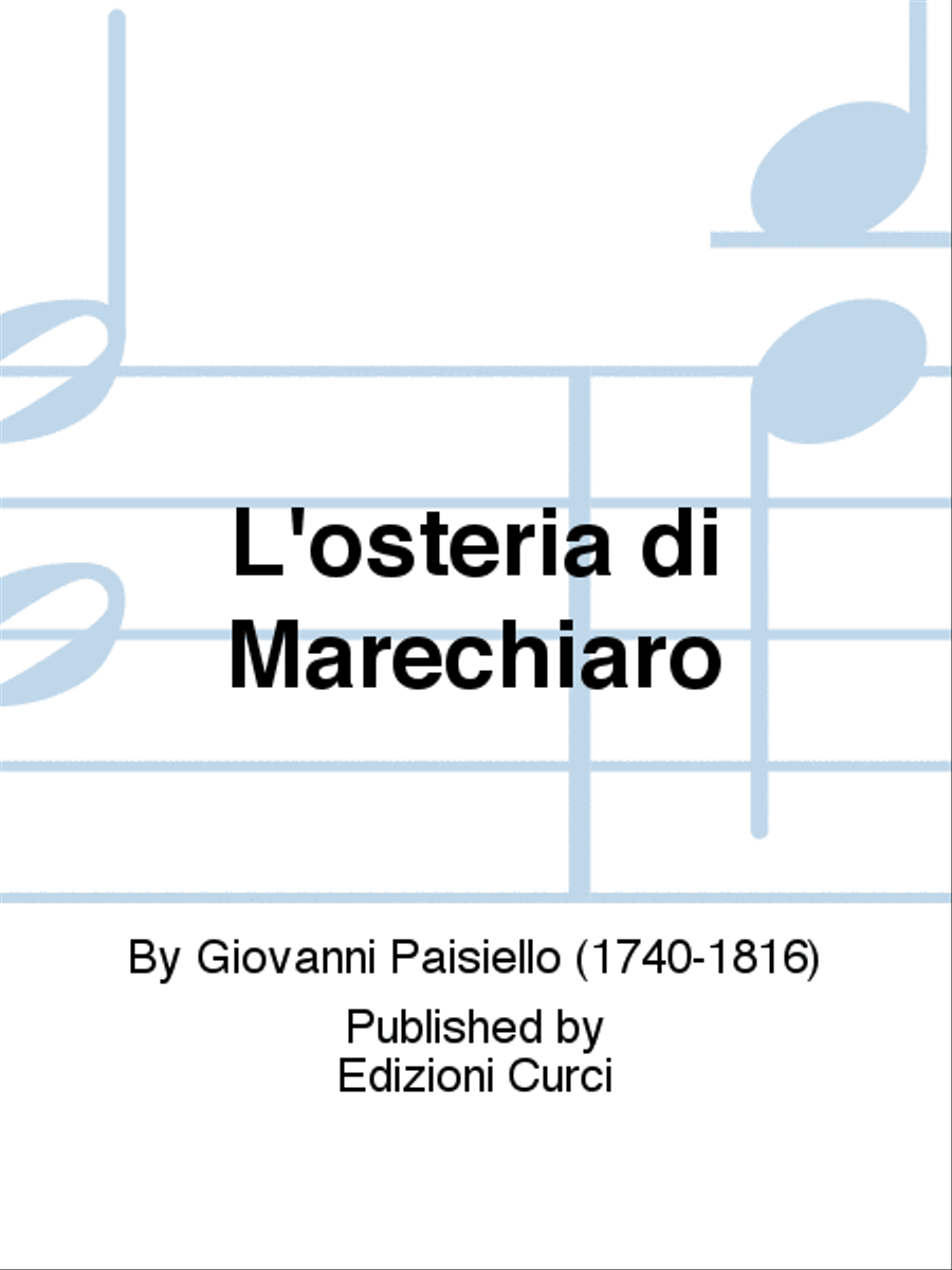 L'osteria di Marechiaro Libretti scores gallery preview page 1