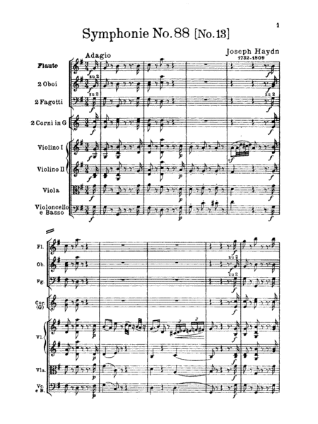 Symphony No. 88 in G Major