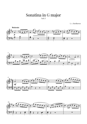 Beethoven - Sonatina in G Major