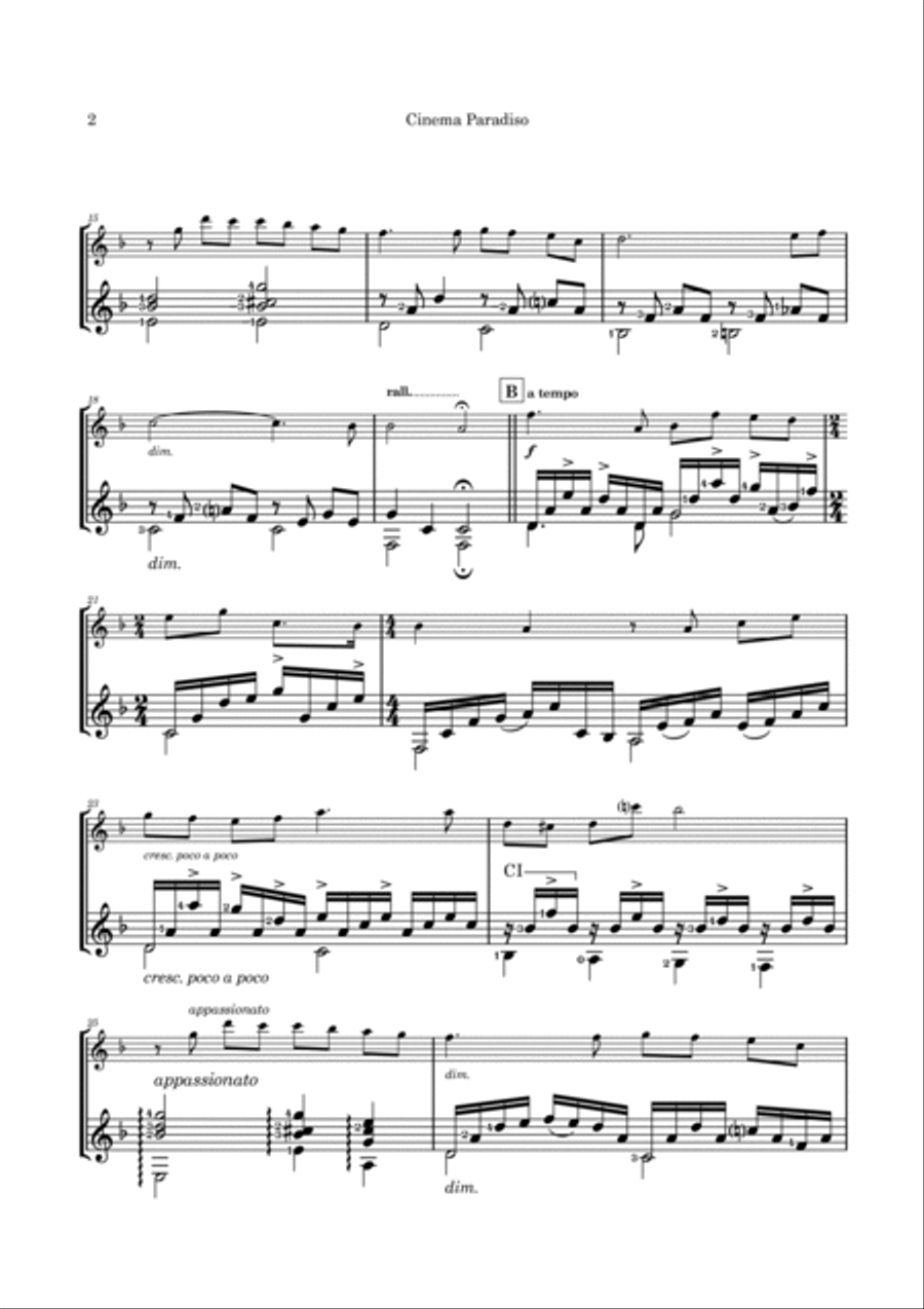Cinema Paradiso Oboe scores gallery preview page 5