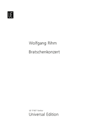 Viola Concerto 1979/83