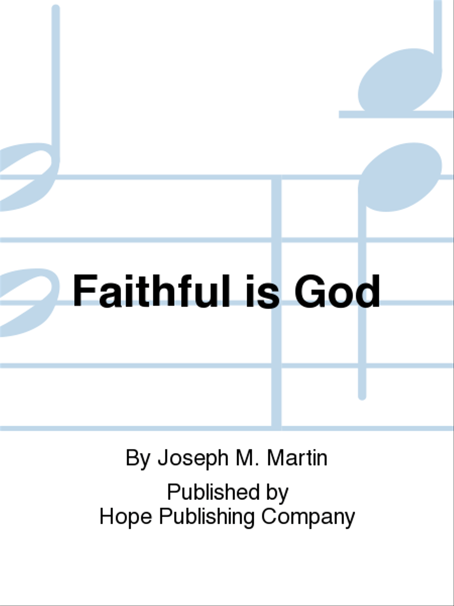 Faithful Is God Faithful Is God Choir scores gallery preview page 1