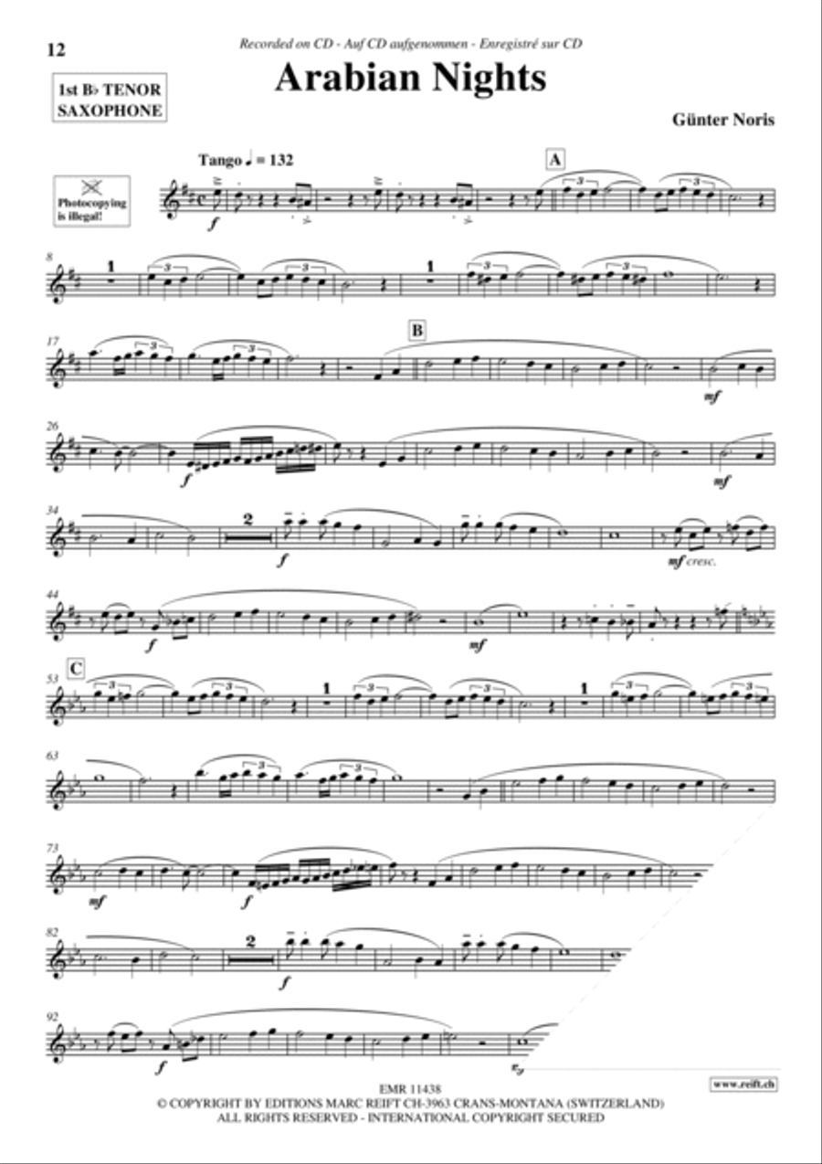 Play The 1st Tenor Sax With The Ballroom Dance Orchestra Vol. 1 Tenor Saxophone scores gallery preview page 9