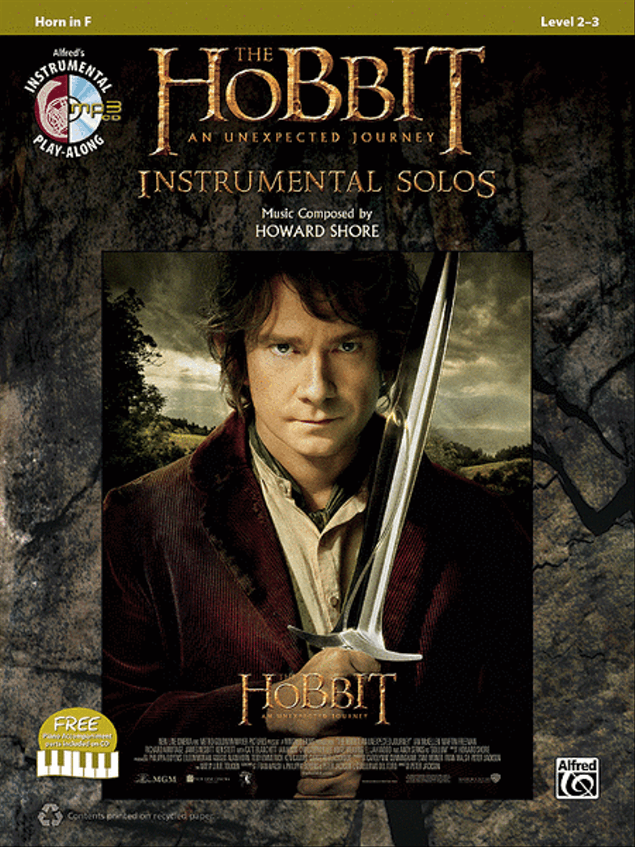 The Hobbit -- An Unexpected Journey Instrumental Solos Horn Solo scores gallery preview page 1