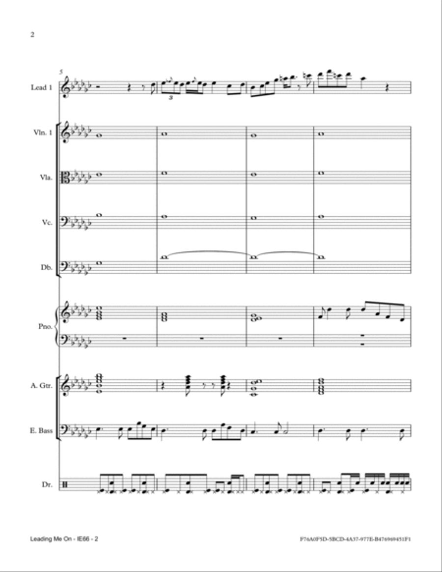 Leading Me On Small Ensemble scores gallery preview page 2
