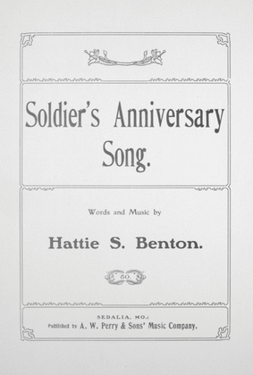 Book cover for Soldier's Anniversary Song