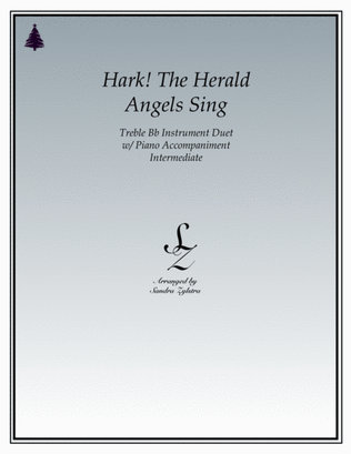 Hark! The Herald Angels Sing (treble Bb instrument duet)