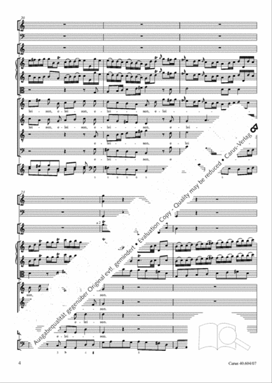 Grosse Mariazeller Messe in C 4-Part scores gallery preview page 17