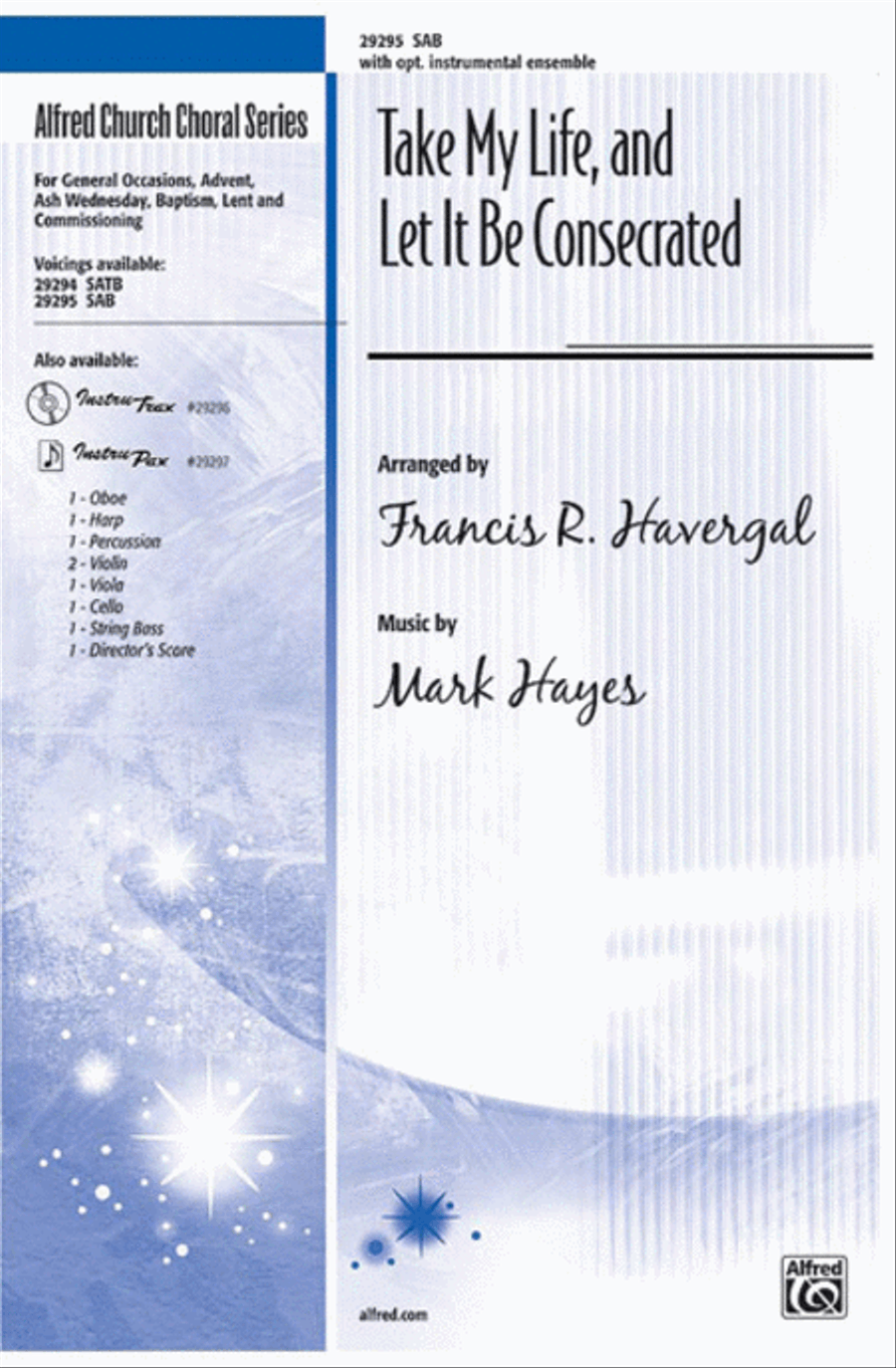 Take My Life, and Let It Be Consecrated 3-Part scores gallery preview page 1