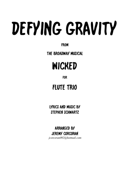 Defying Gravity for Three Flutes image number null