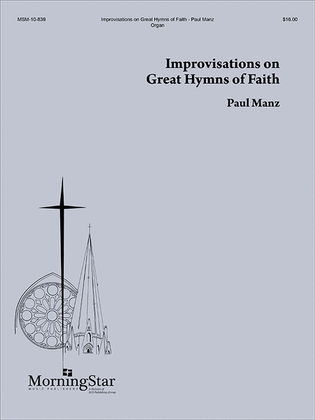 Book cover for Improvisations on Great Hymns of Faith