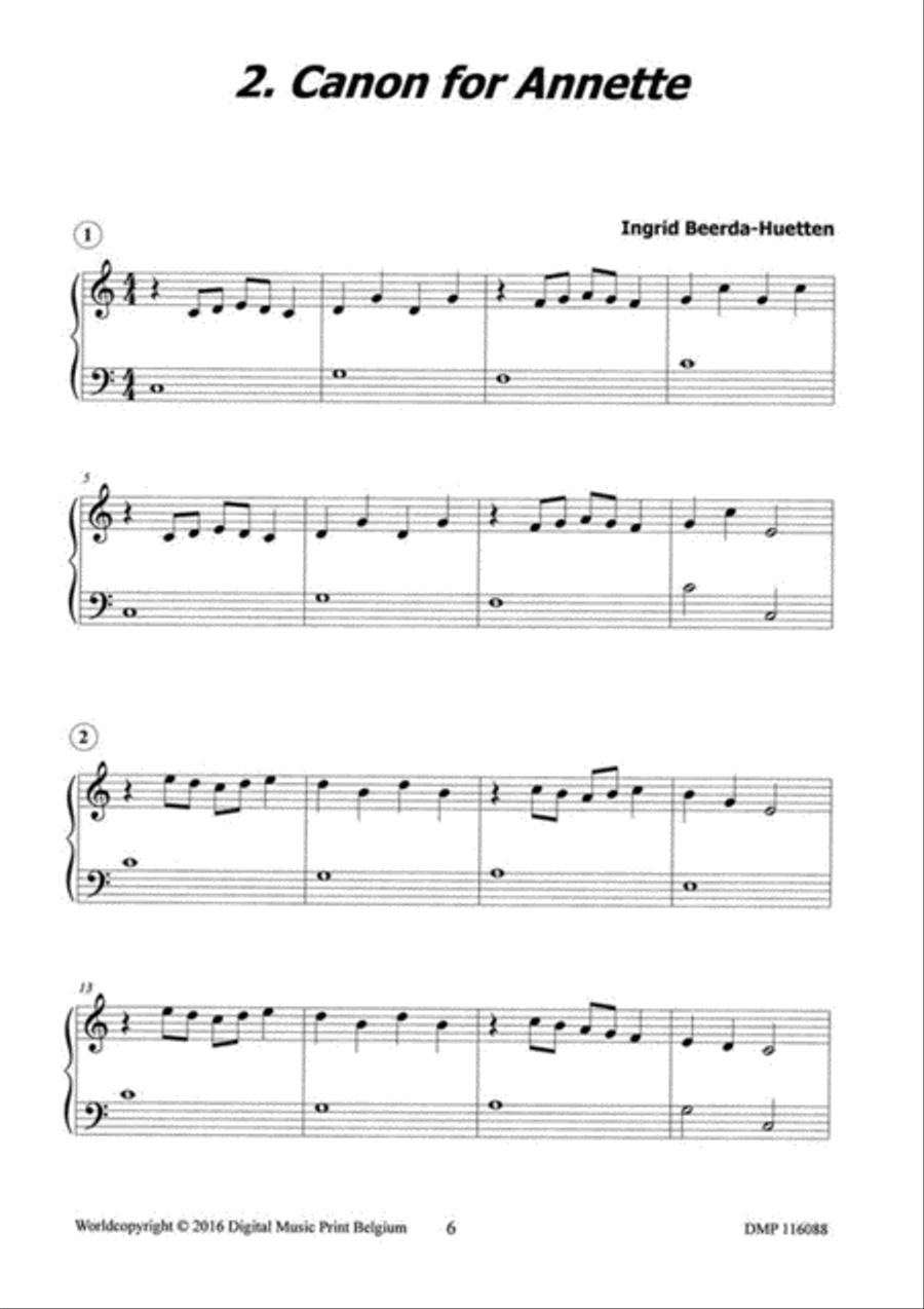 Delightful Pieces 1 Harp scores gallery preview page 3