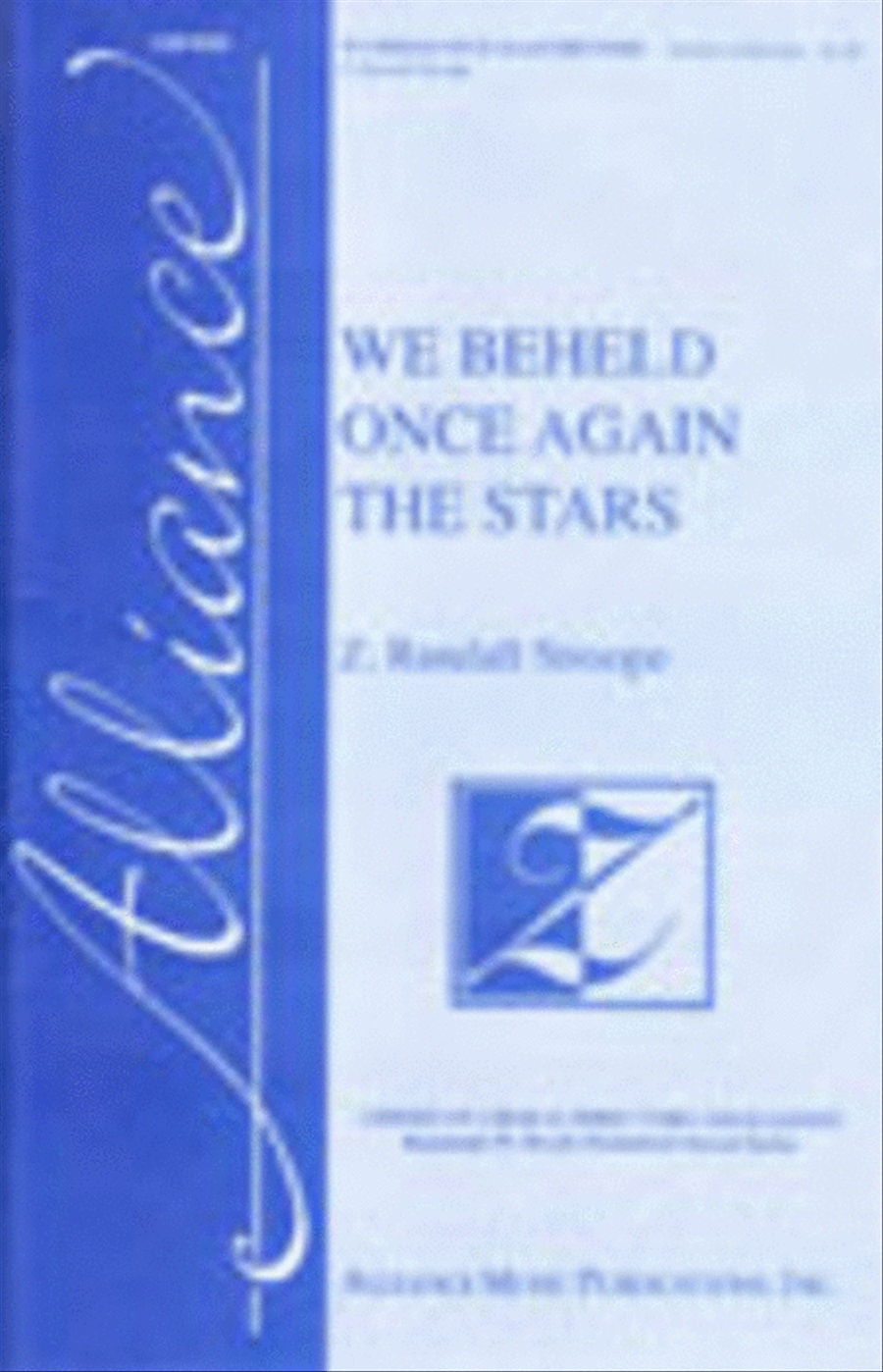 We Beheld Once Again the Stars 4-Part scores gallery preview page 1
