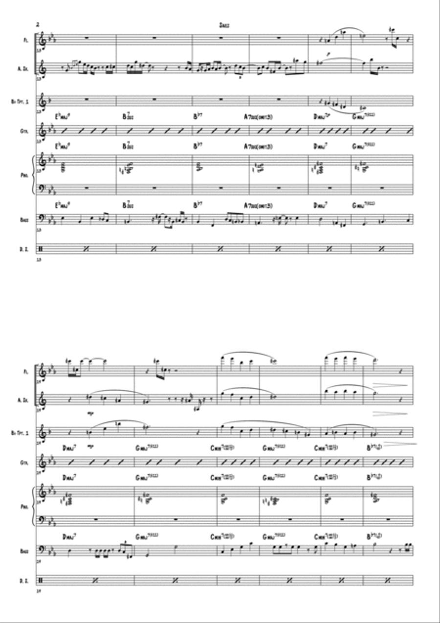 Sails Jazz Ensemble scores gallery preview page 2