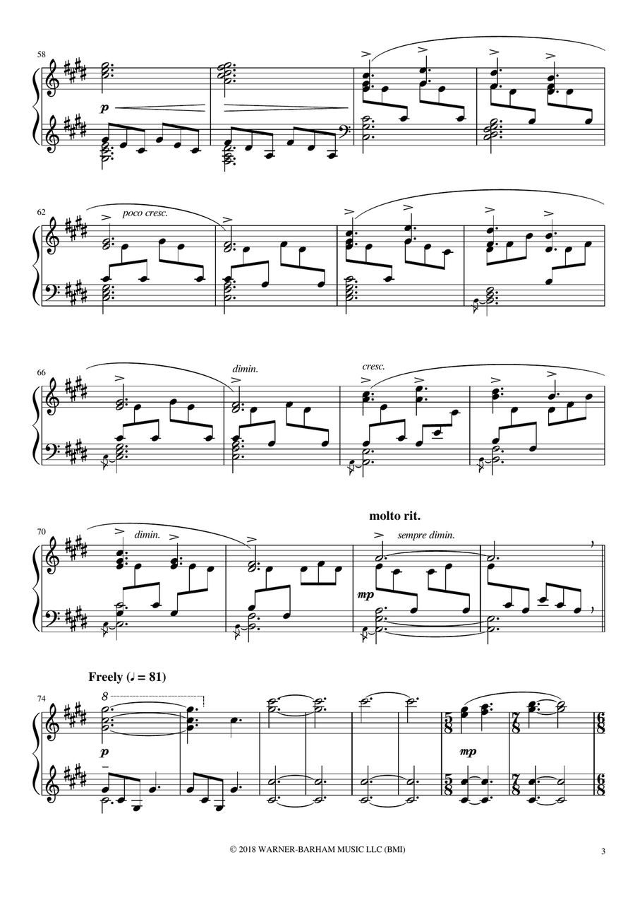 Leta's Flashback Piano Solo scores gallery preview page 3