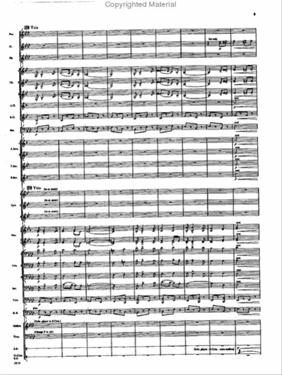 Proud Spirit Concert Band scores gallery preview page 8