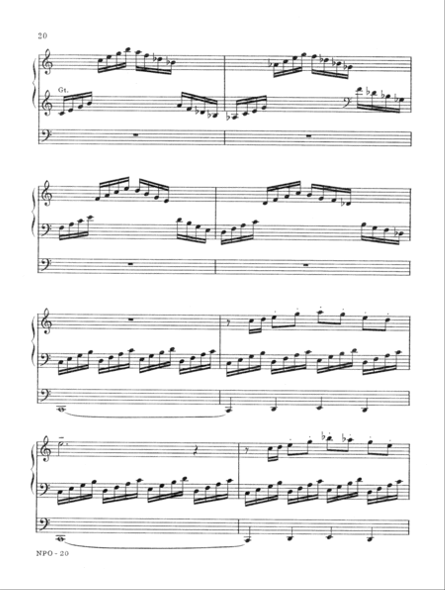 Nine Pieces for Organ Organ Solo scores gallery preview page 7