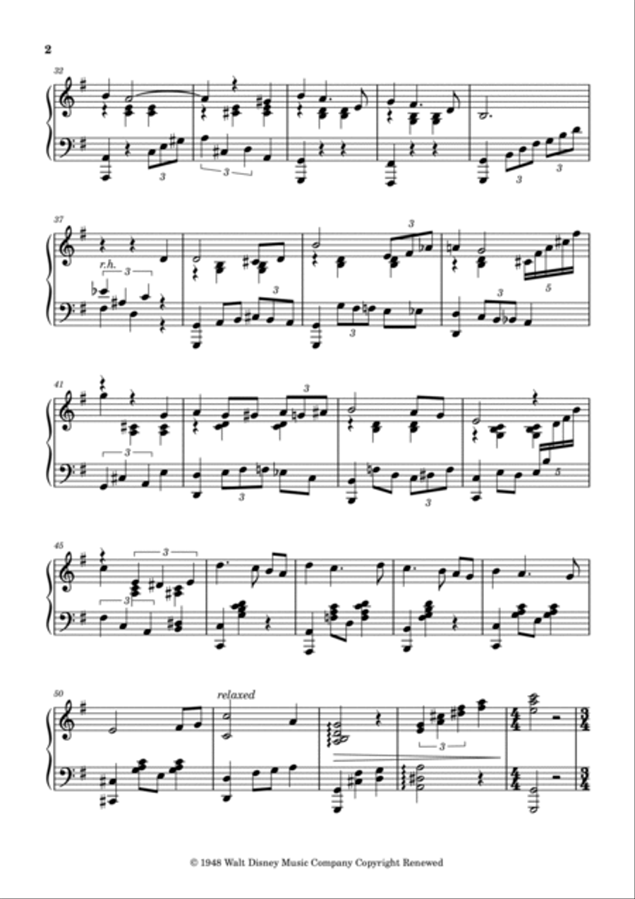 A Dream Is A Wish Your Heart Makes Piano Solo scores gallery preview page 2