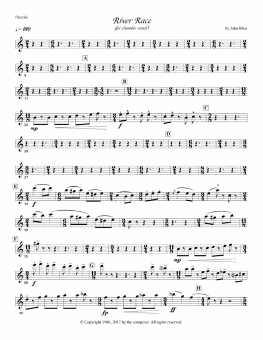 River Race Chamber Orchestra scores gallery preview page 1