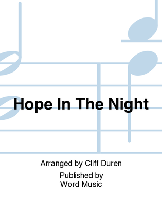 Hope In The Night - CD ChoralTrax