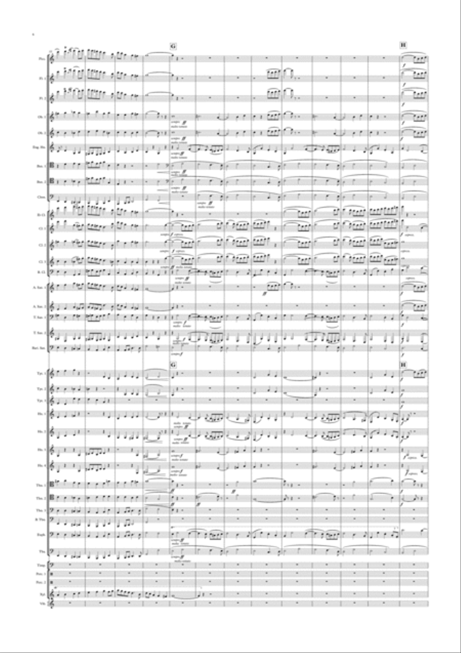 The Mastersingers Overture, Richard Wagner arr. Tim Wheeler Concert Band scores gallery preview page 6